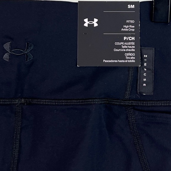 NWT Under Armour UA HydraFuse High Rise Active Leggings in Black - Picture 11 of 11